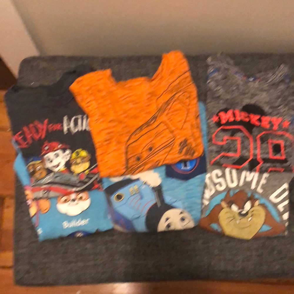 Bundle of 6 Toddler 3T T-shirts.